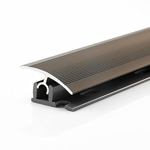 DQ-PP Übergangsprofil Klick Bodenschiene 34mm Braun