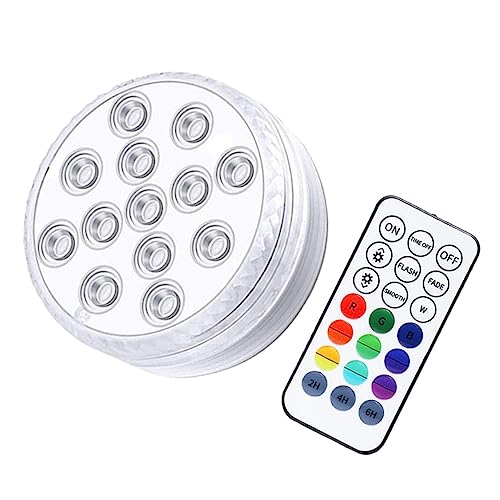 SUPVOX 1 Conjunto De 13 Luzes Para Piscina Luzes Submersíveis Solares Para Piscina Fonte De Luz Luze