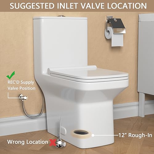 Deer Valley DV-1F0071 Modern Elongated Toilet Power Dual Flush 1.1/1.6 Gpf Toilet thumb #5