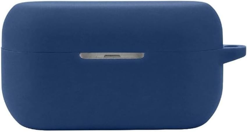 2 Pack DAYJOY Soft Silicone Protective Case Cover Compatible with Panasonic Technics EAH-AZ80 Earbuds, Protective Skin Sleeve with Key Chain (Black+Blue) - Image 3