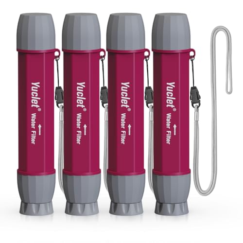 YWF01 Personal Filter Straw 4-Pack