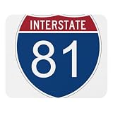 I-81 Interstate Road Trip Travel Souvenir - Interstate 81 Graphic Mouse Pad