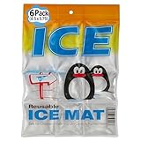 Icy Cools Penguin Reusable Ice Mat - 6 Pack