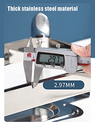 YAOYAOO Speisewärmer Buffet Buffetwärmer Warmhalteplatte Elektrisch Alkoholheizung Speisenwärmer Edelstahl 9L… – Bild 4