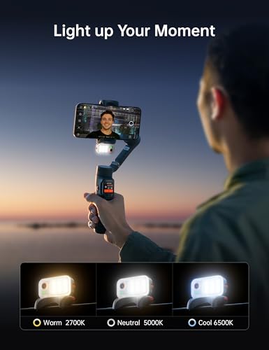 Image of Hohem iSteady V3 Ultra iPhone Gimbal Black, AI Tracker RGB Touch Remote, Extension Rod Tripod Video Stabilizer
