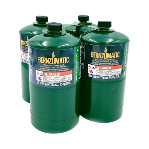 Bernzomatic 16 oz. Camping Propane Gas Cylinders (Pack of 12)