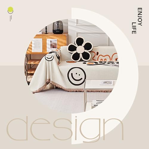 Funda de sofá reversible y antideslizante en chenilla gris multitemporada 6