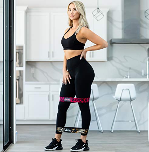 Image of 4KOR Fitness Resistance Loop Band Set, Perfect for Crossfit, Yoga, Physical Therapy, and Booty Building