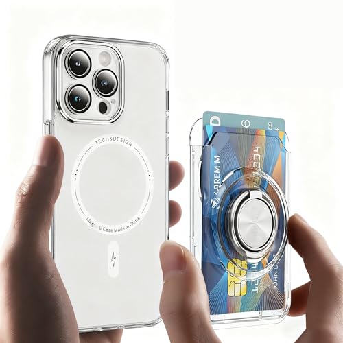 Porte-cartes magnétique mince pour iPhone 17 et Galaxy en voyage