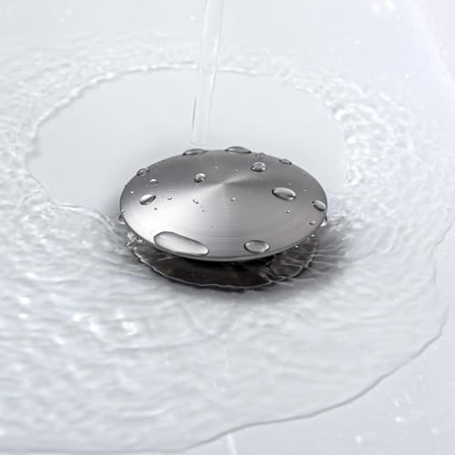 Robinet de lavabo mural classique nickel brossé double commande