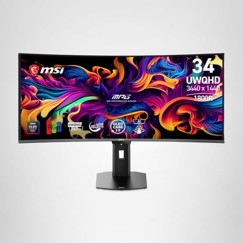 MSI MPG 341CQR QD-OLED X36 Écran Gaming incurvé 34" UWQHD - 8
