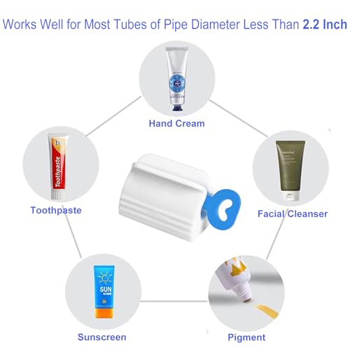 toothpaste squeezer set of 4 tube roller squeezer dispenser simple and practical