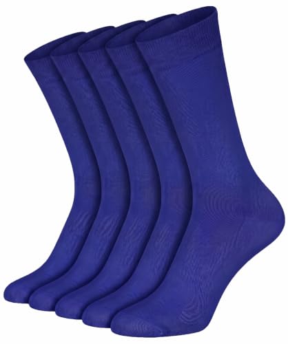 Image of Mysocks Unisex Extra Fine Combed Cotton Crew Socks |5 Pairs Set | Seamless Toe | Make Your Steps Enjoyable