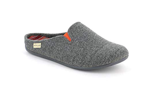 Grunland CI2212 ORMI CIABATTA UOMO S. GRIGIO-ARANCIO 40