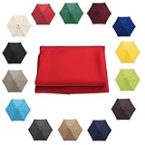 Ersatz-Sonnenschirm-Baldachin, 2,7 m, Premium-Terrassenschirm-Ersatzbezug für...