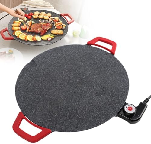 Indoor Smokeless Electric Grill Griddle, Nonstick Tabletop Grill ...