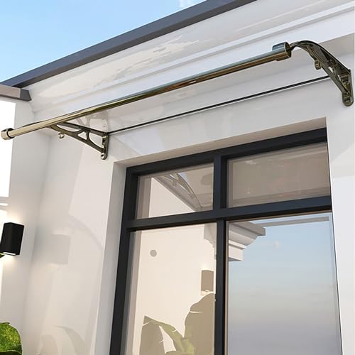 Auvent de porte d'entrée imperméable et résistant pour balcon