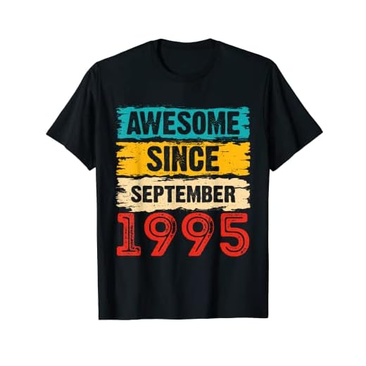 Regalos de cumpleaños 28 años impresionantes desde septiembre de 1995 Camiseta