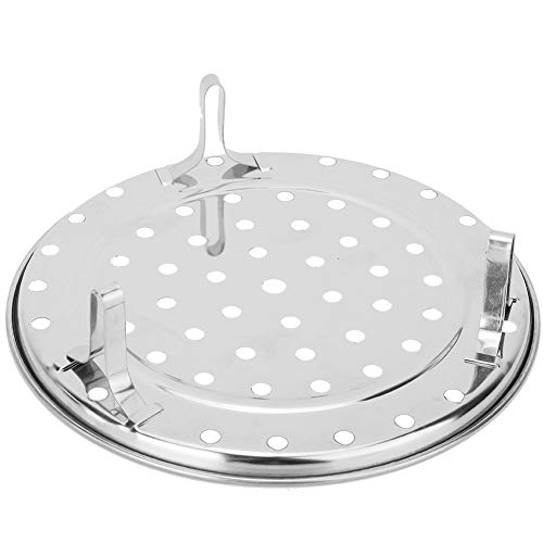 Multi-Functional Stainless Steel Large Diameter Round Steam Holder Tray Shelf for Instant Pot Home Kitchen Cooking Pressure Cooker Accessories Durable Cookware Steamer Basket(26cm) 6 Gallery Image