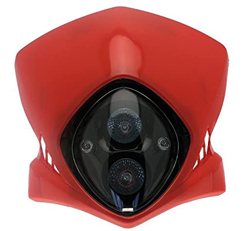 Plaque phare Viper rouge Bihr pour moto cross et enduro