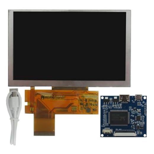5 Pollici 800x480 Universale DIY Portatile Alta luminosità LCD Display Drive Control Board PC Computer display ausiliario Raspberry Pi Arancione Pi Banana Pi Monitor Pi Monitor