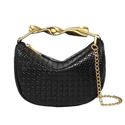 Women's Straw Woven Crossbody Bag 2025 Summer Chic PU Leather Mini Satchel Purse