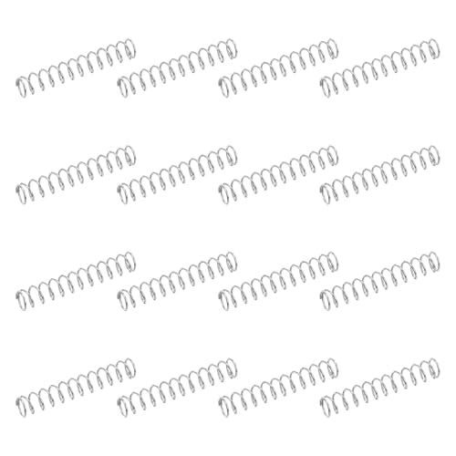 Image of sourcing map 50Pcs Compression Springs, 0.4mm Wire Diameter x 4mm OD x 25mm Length 304 Stainless Steel Small Tiny Extension Ballpoint Pen Spring for Home Workshop Repair, (Silver)