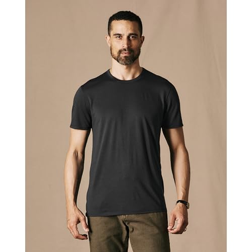 Huckberry Proof 72-Hour Merino T-Shirt - Classic Fit, Stone Black, L4
