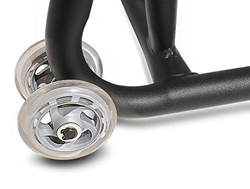 ConStands – Einarm Montageständer kompatibel mit Ducati Diavel/S 11-22 Schwarz Matt Hinterrad Single Classic Motorrad inkl. Adapter