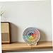 SHOWERORO Feelings Wheel Stand Double-Sided Emotional Expression Diagram for Offices and Homes Wooden Decor for Awareness for Therapists and Social Workers