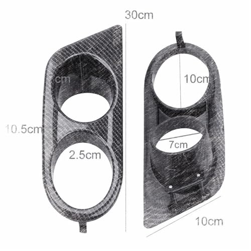 Cadre de phare antibrouillard BMW E46 M3 paire de caches de rechange 2001-2006 - 2