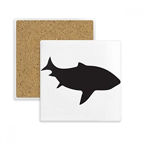 Dessous de verre carré requin pour apéritif entre amis et pause café