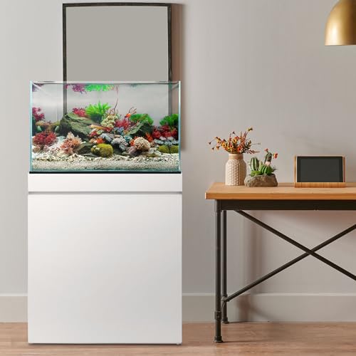 Image of UNS Ultra Clear Rimless Tank - 74.5GAL | 282.2L - 35.43x22.04x22.04 | 90x56x56 CM, 10mm Glass Thickness, Leveling Mat Included - Low Iron, High Clarity Fish Tank w / 45 Mitered Edge - [90U]