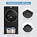 Laundry Pedestal for Washer and Dryer - Fit 27 and 28 Inch Washer and Dryer Stand Heavy Duty Steel 700lbs Capacity Universal Washing Machine Raiser 15.7'' Height Black