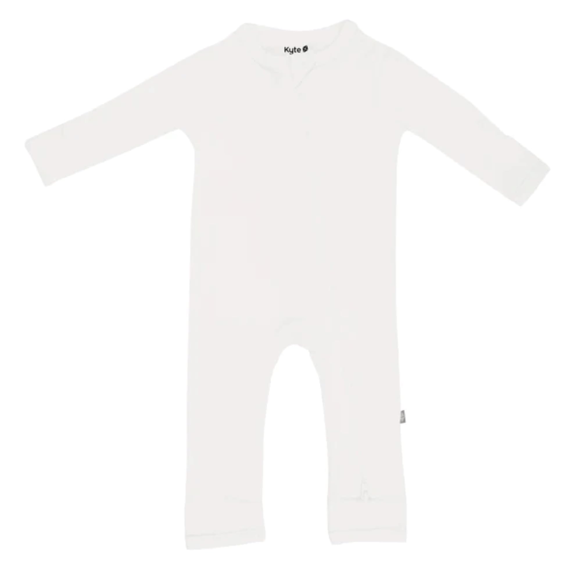 KYTE BABY Soft Bamboo Rayon Rompers, Zipper Closure, 0-24 Months (0-3 Months, Midnight)