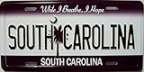 South Carolina State License Plate Novelty Fridge Magnet
