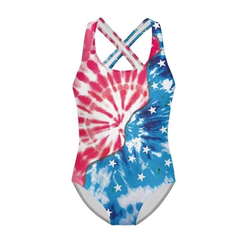 Image of JEOCODY Swimsuit for Girls One Piece Bathing Suit for Teens Crossback Hawaiian Beach Swimwear