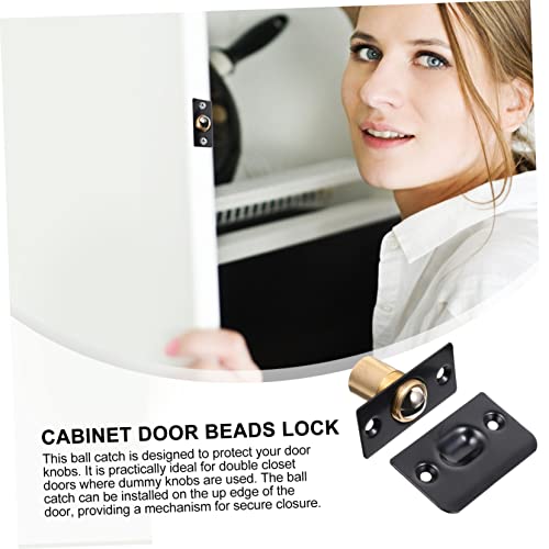 Sewoart 2 Pcs Closet Stainless Steel Bumper Stainless Steel Cabinet Cabinet Magnetic Door Catch Furniture Rollers Door Supplies Closet Door Roller Catch Furniture Catch Parts Accessories #TOP4