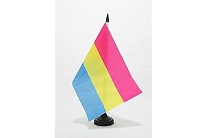 Pansexual Table Flag 5'' x 8'' - pansexuality Desk Flag 21 x...