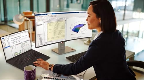 ThinkPad P1 Gen 8 from a side angle highlighting ports