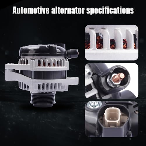 Alternator Compatible with Odyssey 2014-2017, Alternator replacement for 104210-1240, 9764219-124, 31100-RV0-A01, CSJ24, 11573, 290-5582