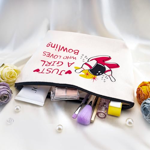 Bowling Gifts for Women Bowlers Bowling Bag for Women Coach Bowlings Accessories Bag Party Favor Bags Cosmetic Pouch Zipper Pouch Gifts for Bowlings Lover Gym Lovers Team Players3