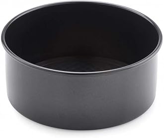 Prestige Inspire Round Cake Tin (Loose Base) -6-inch, Metal, Black, 16 cm