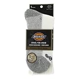 Dickies 8025 Steel Toe Crew Sock