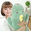 Tianmihou 32" Giant Dinosaurs Plush Toy Pillow, Cute Dinosaur Stuffed Animals Doll, Soft Back Cushion Big Dinosaur Plushies, Gift for Kids Boys, Birthdays, Easter #1