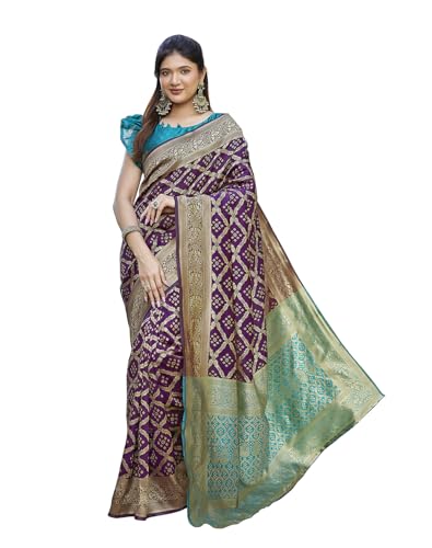 Image of Yashika Women's Banarasi Kanjivaram Art Silk Saree|Sarees for Women Ethnic Wear