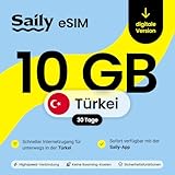 Saily, eSIM Datenpaket für die Türkei, 10GB/30 Tage, Sicherheitsfunktionen, Digitaler Code │ Türkei