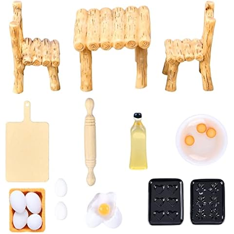 Aolso Miniature Dollhouse Furniture Set Cover