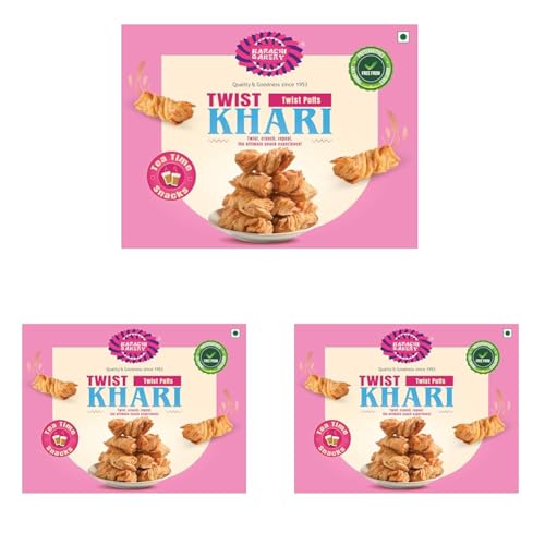 Image of Karachi's Twist Khari 250 grams (Pack of 3)