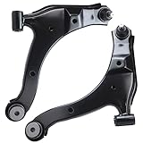 Detroit Axle - Both (2) Front Lower Driver & Passenger Side Control Arm and Ball Joint Assembly for 2001-2012 Chrysler PT Cruiser - [00-05 Dodge Neon] - 2000-01 Plymouth Neon